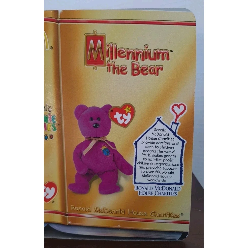 Vtg 2000 Ty Ronald Mcdonald House Charities Beanie‎ Babie Millennium The Bear